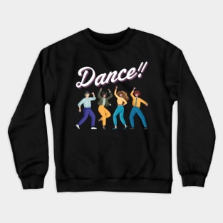 dancing people Crewneck Sweatshirt